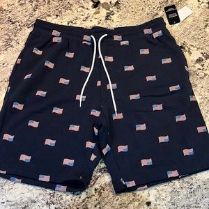 Old Navy, American flag shorts and a size large